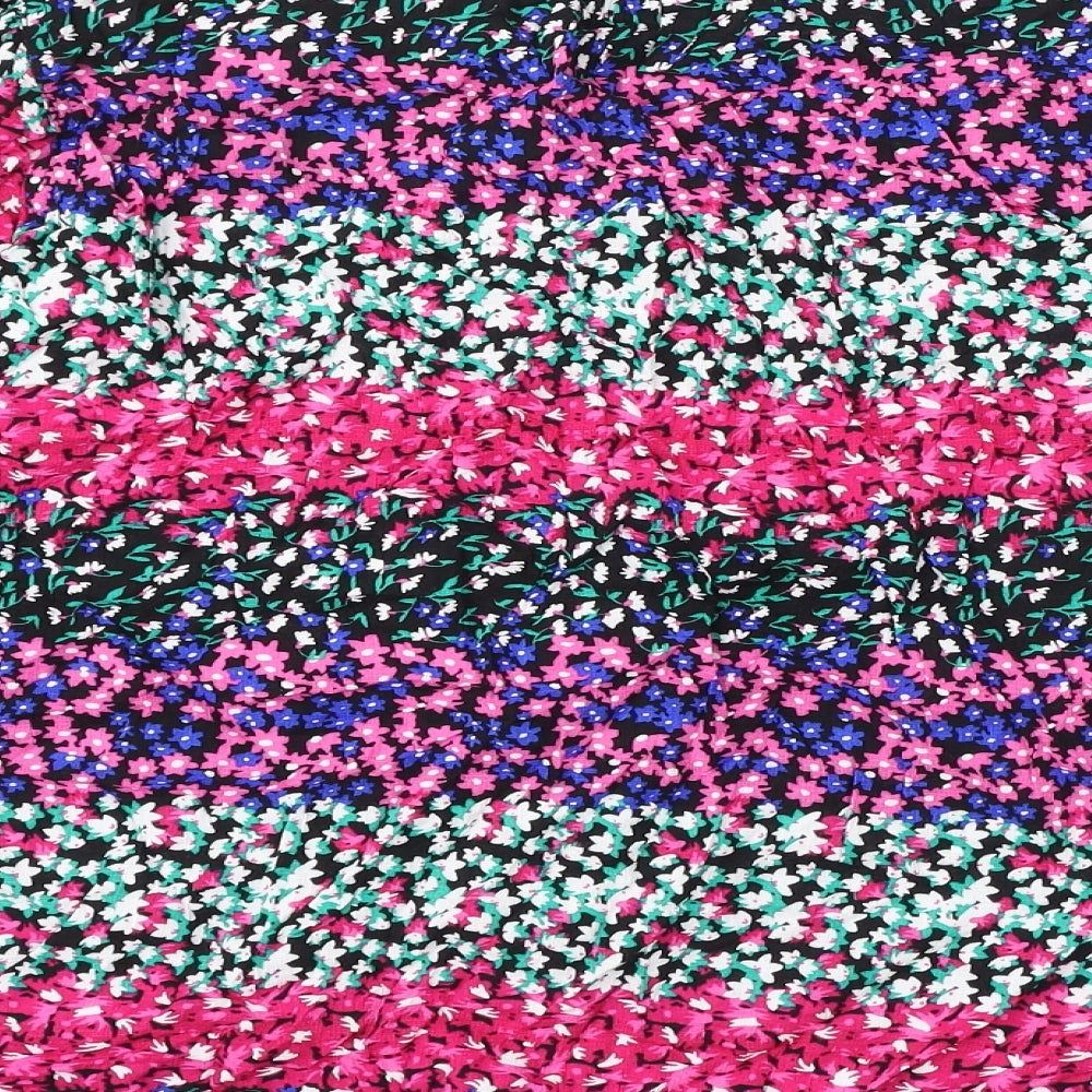 Womens UK Size 16 Marks and Spencer Multicoloured Basic Blouse