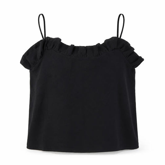 Womens UK Size S Mango Black Camisole Tank