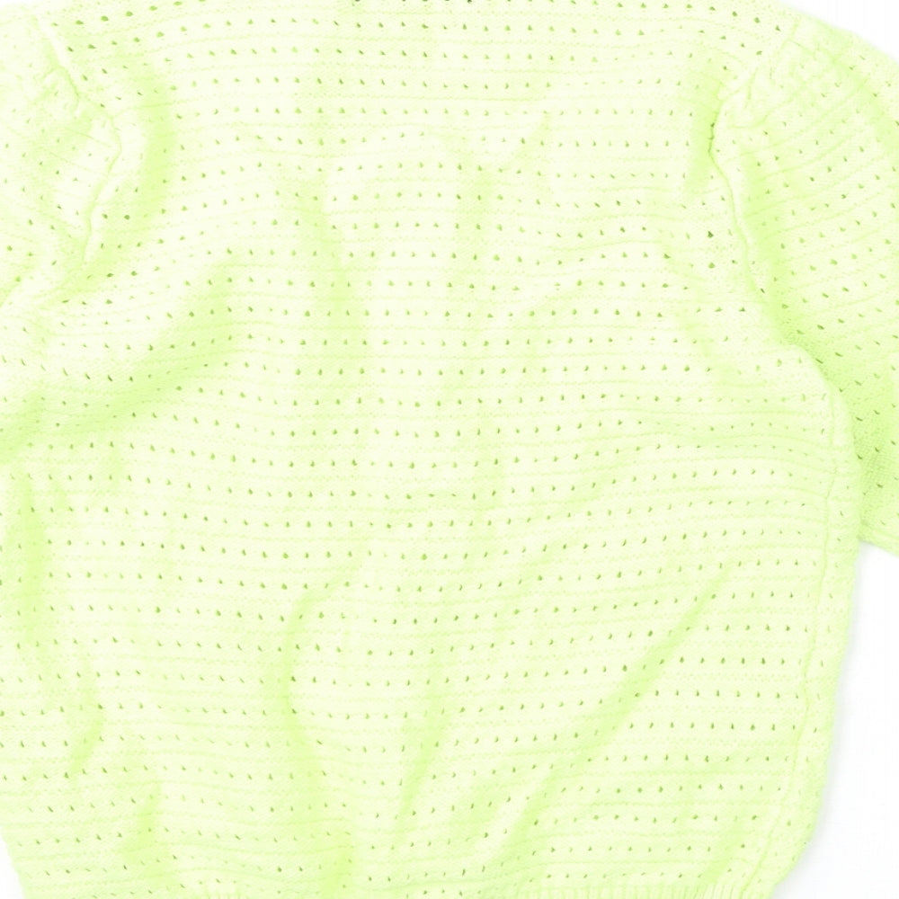 Womens UK Size XS Marks and Spencer Green Pullover Jumper