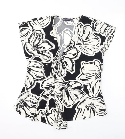 Womens UK Size 14 Marks and Spencer Black Basic Blouse