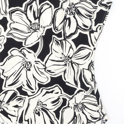 Womens UK Size 14 Marks and Spencer Black Basic Blouse
