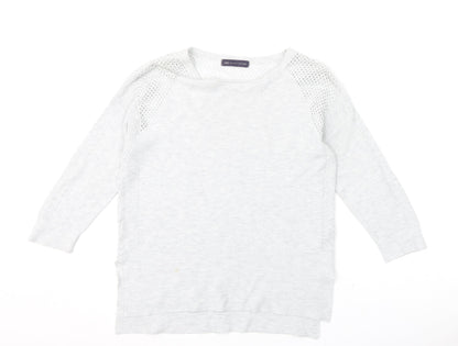 Womens UK Size 10 Marks and Spencer Grey Pullover Jumper