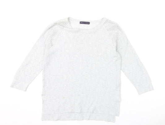 Womens UK Size 10 Marks and Spencer Grey Pullover Jumper