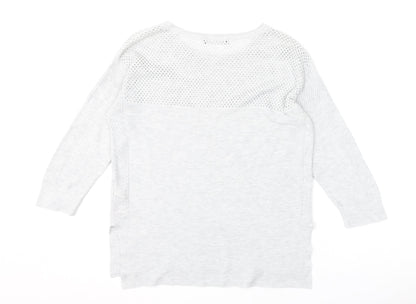 Womens UK Size 10 Marks and Spencer Grey Pullover Jumper