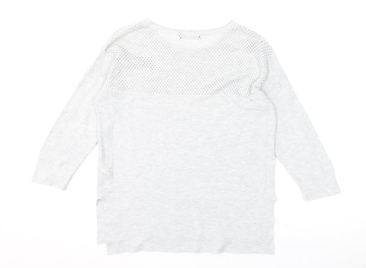 Womens UK Size 10 Marks and Spencer Grey Pullover Jumper