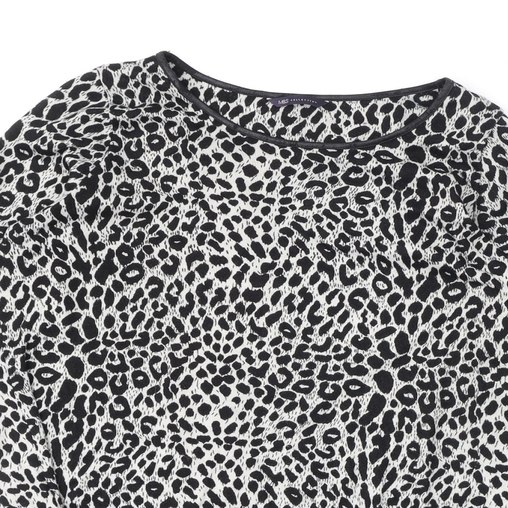 Womens UK Size 16 Marks and Spencer Black Pullover Jumper