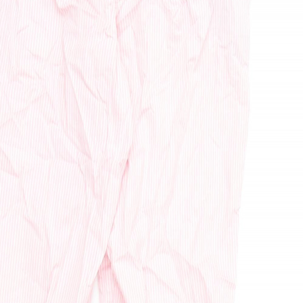Womens UK Size 8 Marks and Spencer Regular Fit Chino Pink Trousers