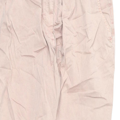 Womens UK Size 20 Marks and Spencer Regular Fit Chino Pink Trousers