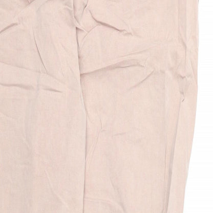 Womens UK Size 20 Marks and Spencer Regular Fit Chino Pink Trousers