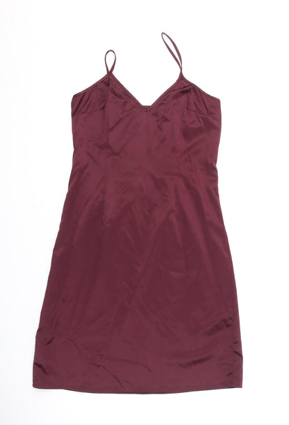 NEXT Womens Red Polyester A-Line Size 8 V-Neck Pullover