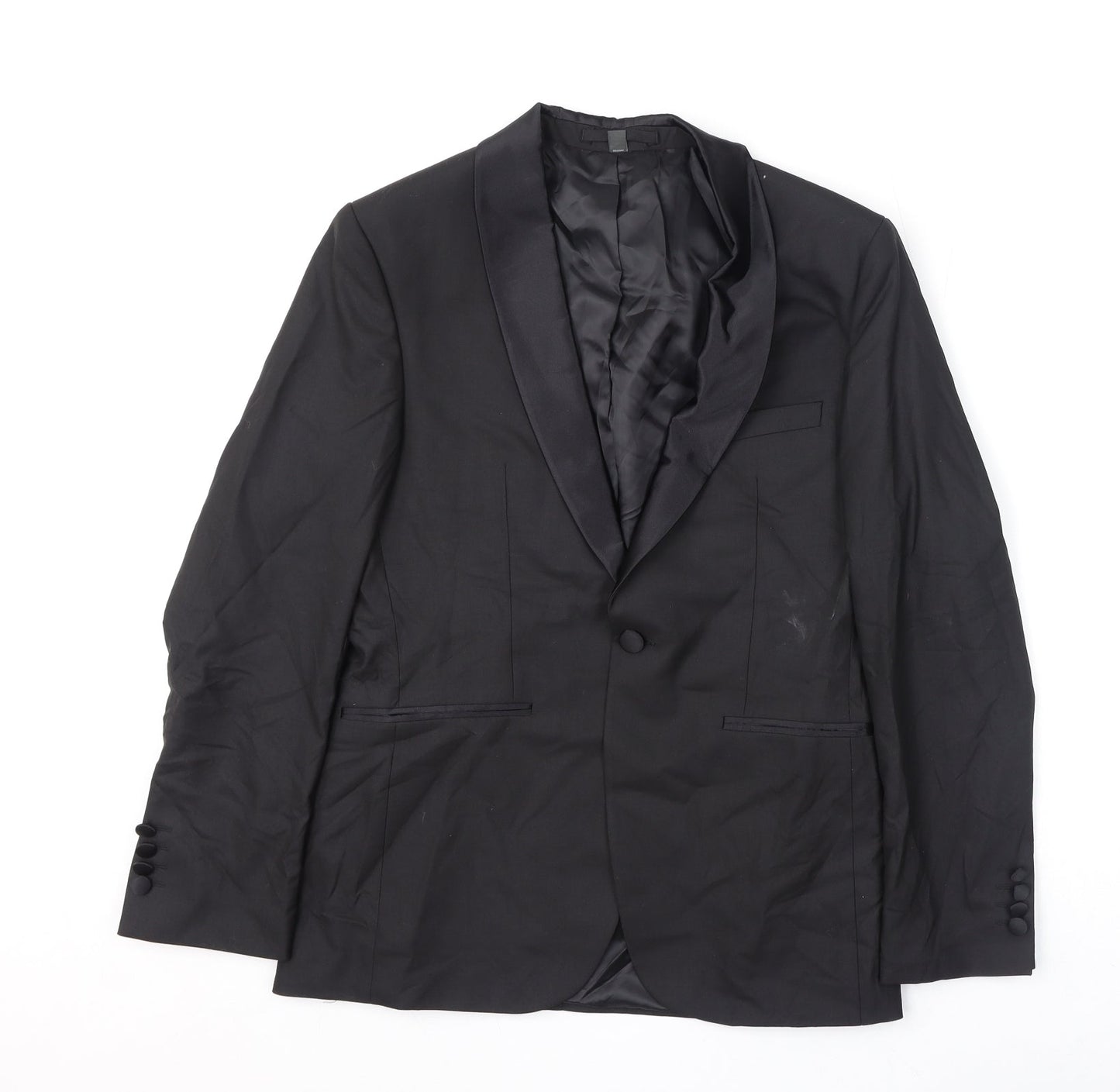 Mens UK Size 36 Marks and Spencer Regular Black Suit Jacket