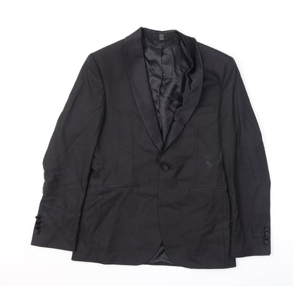 Mens UK Size 36 Marks and Spencer Regular Black Suit Jacket