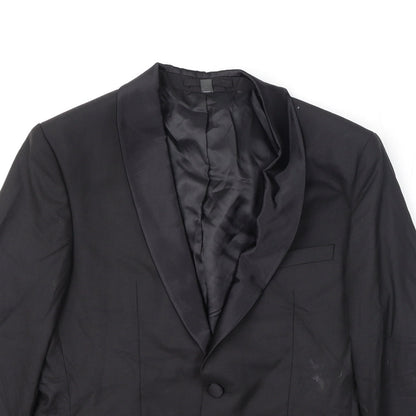 Mens UK Size 36 Marks and Spencer Regular Black Suit Jacket