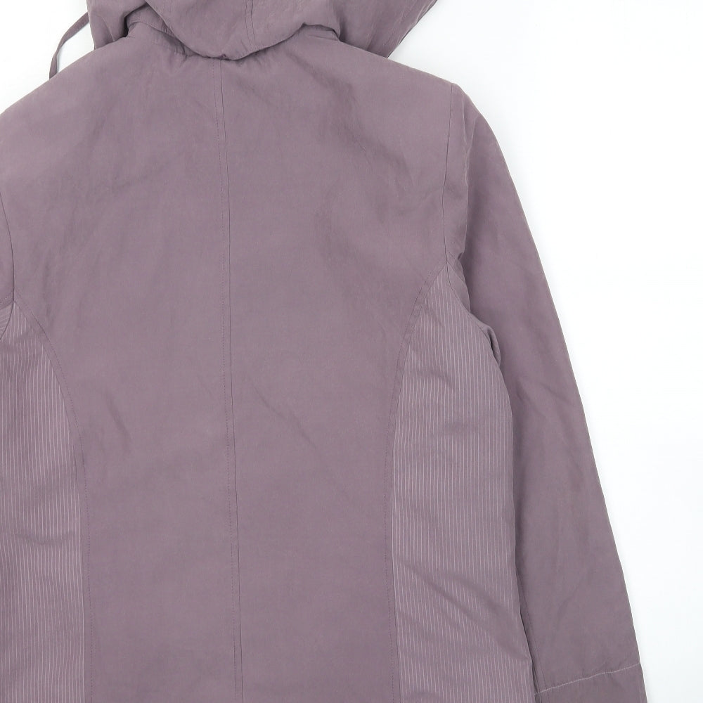 Womens UK Size 12 First Avenue Purple Parka Coat
