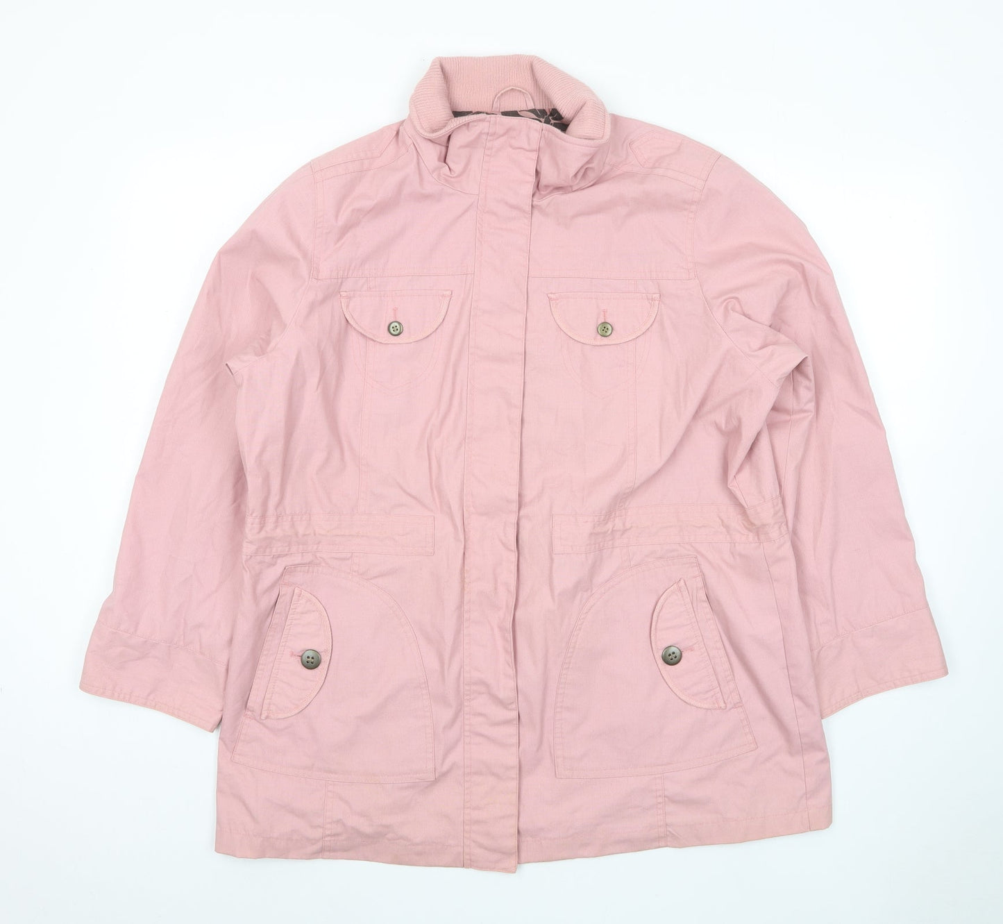 Womens UK Size 16 Being Casual Pink Jacket