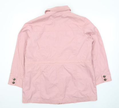 Womens UK Size 16 Being Casual Pink Jacket