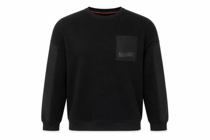 Adapt Mens Black Polyester Pullover Sweatshirt Size XL