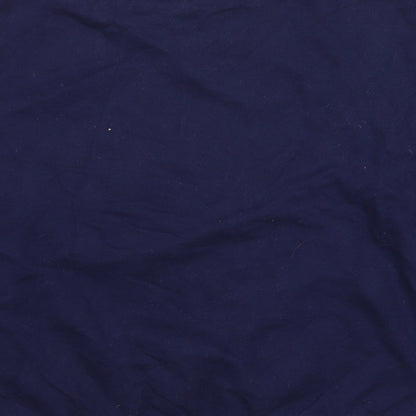 Mens UK Size M JustHoods Blue Pullover Sweatshirt