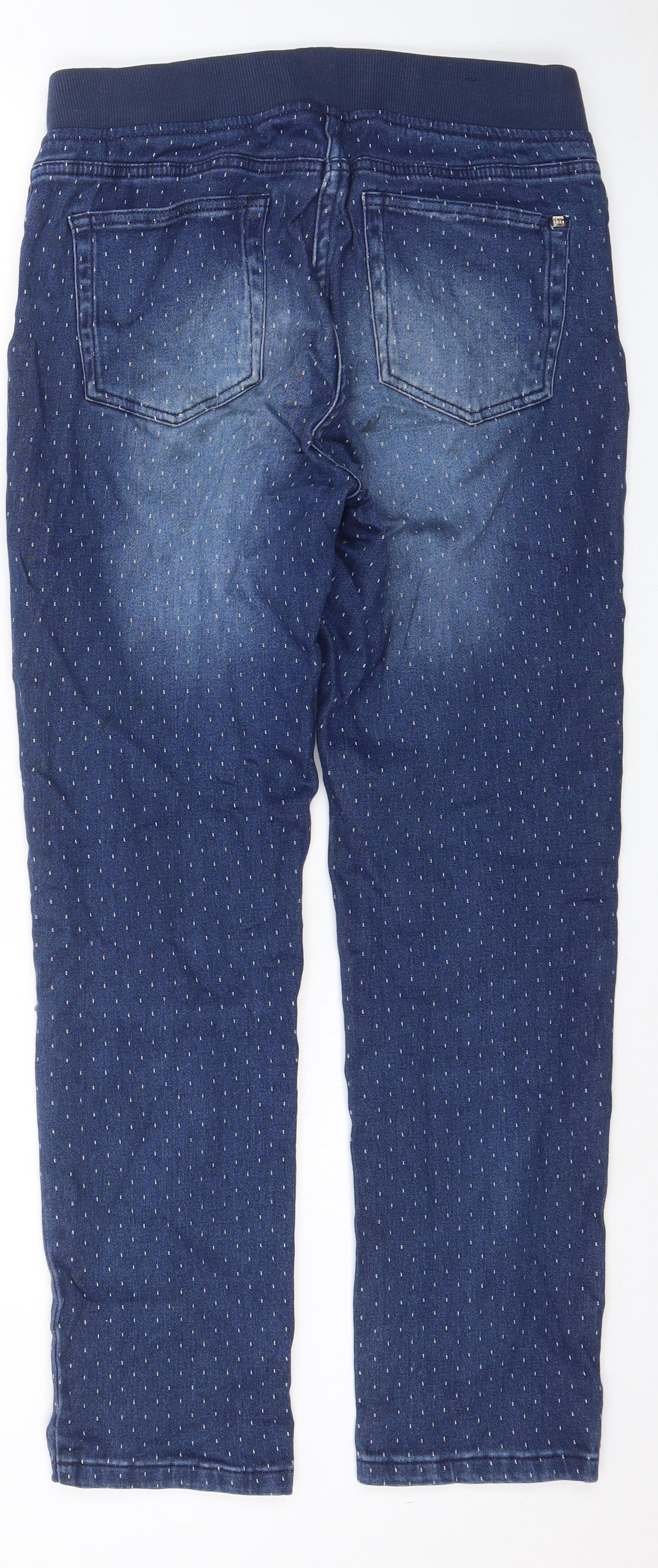 Maine Womens Blue Geometric Cotton Jegging Jeans Size 10 L20 in Regular