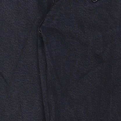 Denim & Co. Womens Black Polyester Skinny Jeans Size 14 L26 in Regular Zip