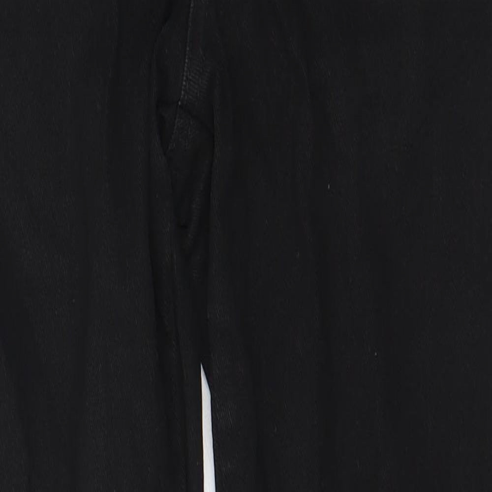 Topshop Womens Black Cotton Skinny Jeans Size 28 in L30 in Regular Zip