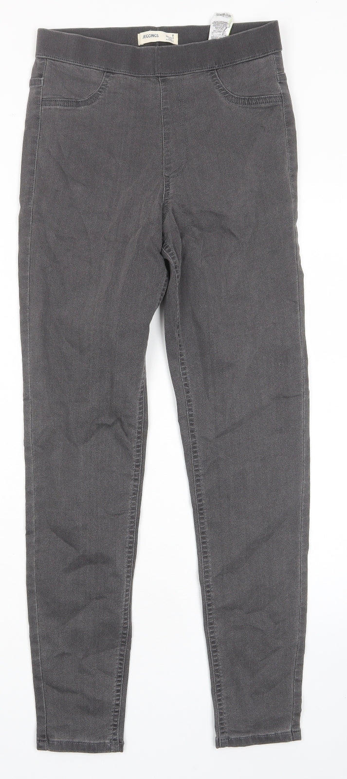 Womens UK Size 8 Marks and Spencer Regular Fit Jegging Grey Jeans