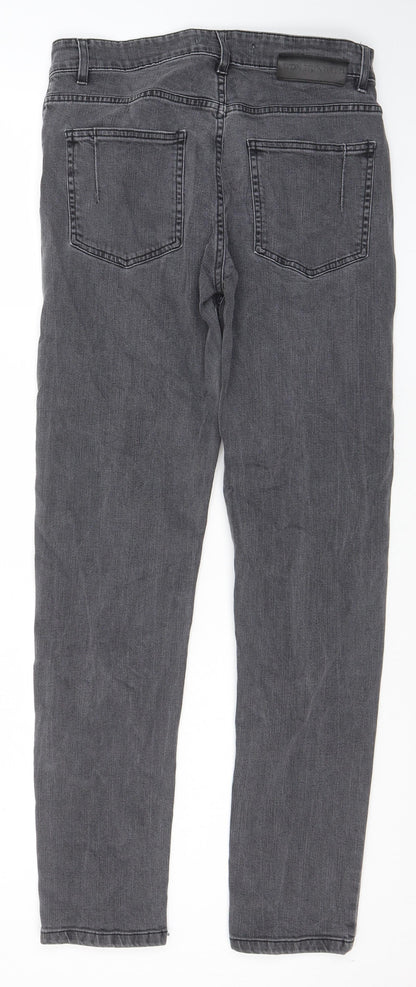 Won Hundred Womens Grey Cotton Skinny Jeans Size 29 in L32 in Regular Zip