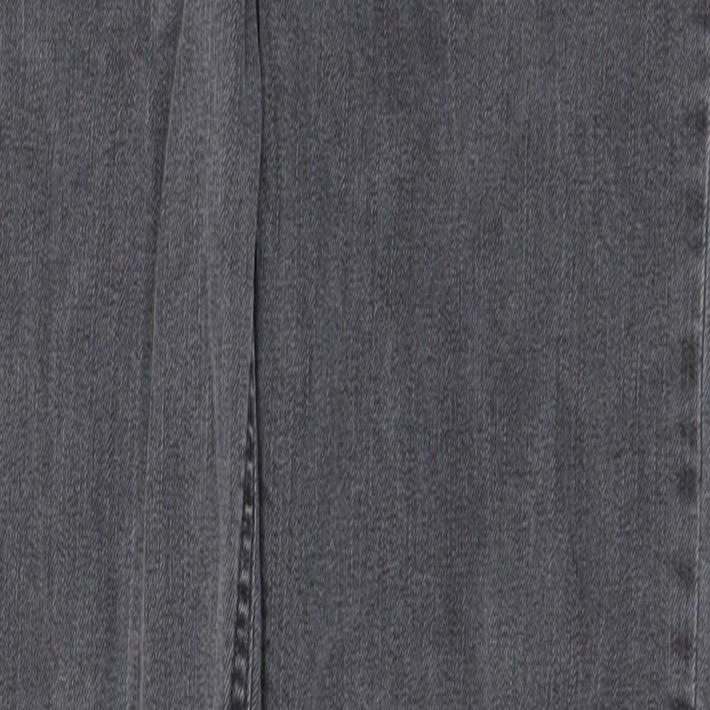 Won Hundred Womens Grey Cotton Skinny Jeans Size 29 in L32 in Regular Zip