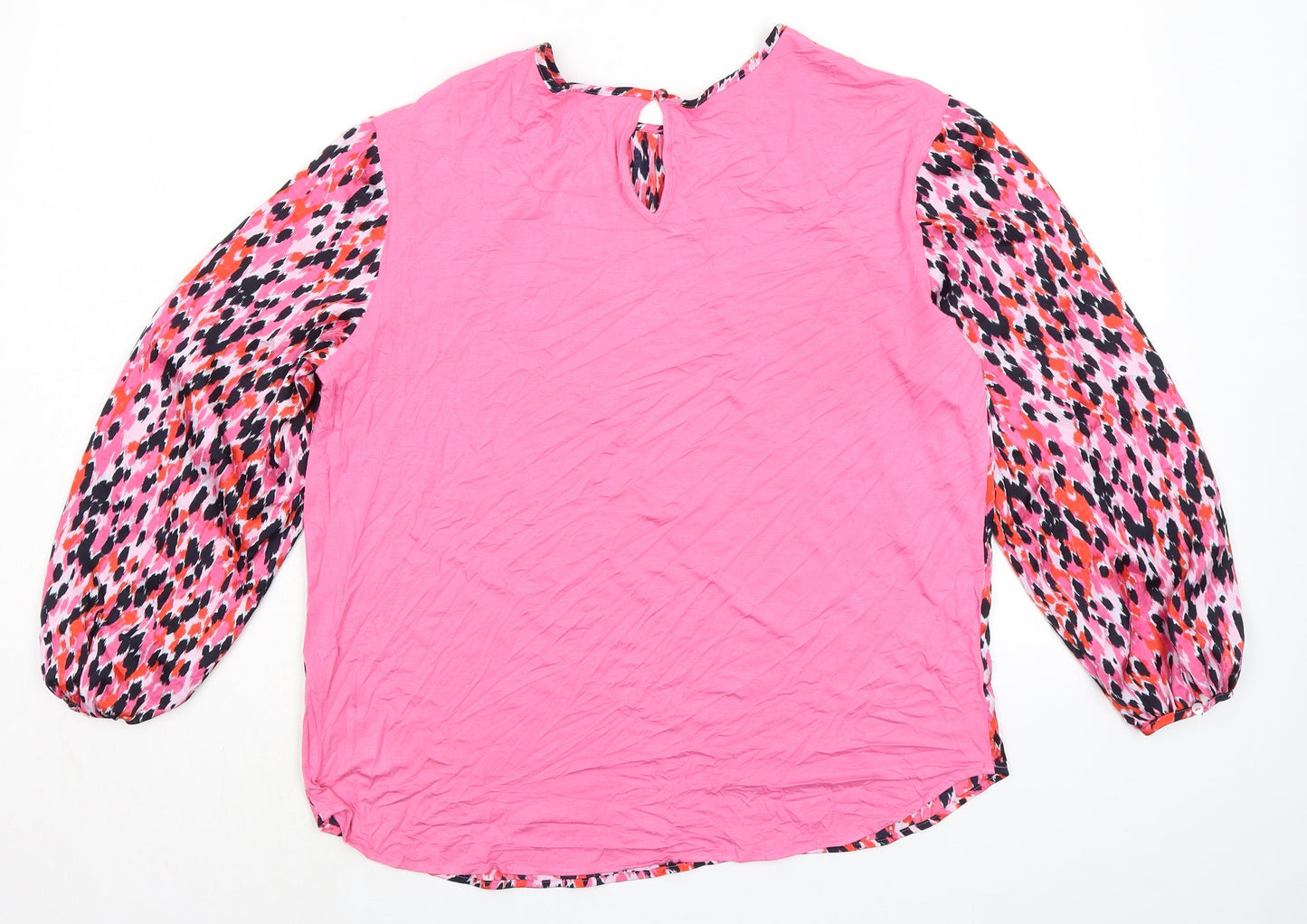 Womens UK Size 8 Marks and Spencer Pink Basic Blouse