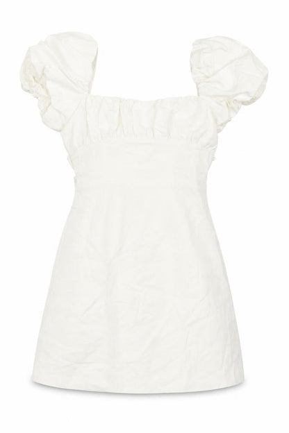 Zara Womens White Viscose Mini Size XS Square Neck Tie