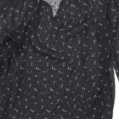 Womens UK Size 6 Marks and Spencer Black Basic Blouse