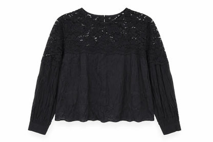 Womens UK Size 10 H&M Black Basic T-Shirt