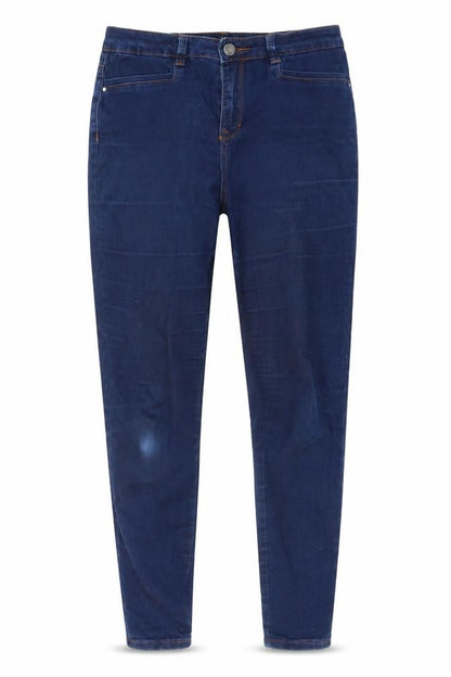 Womens UK Size 12 Very Regular Fit Skinny Blue Jeans