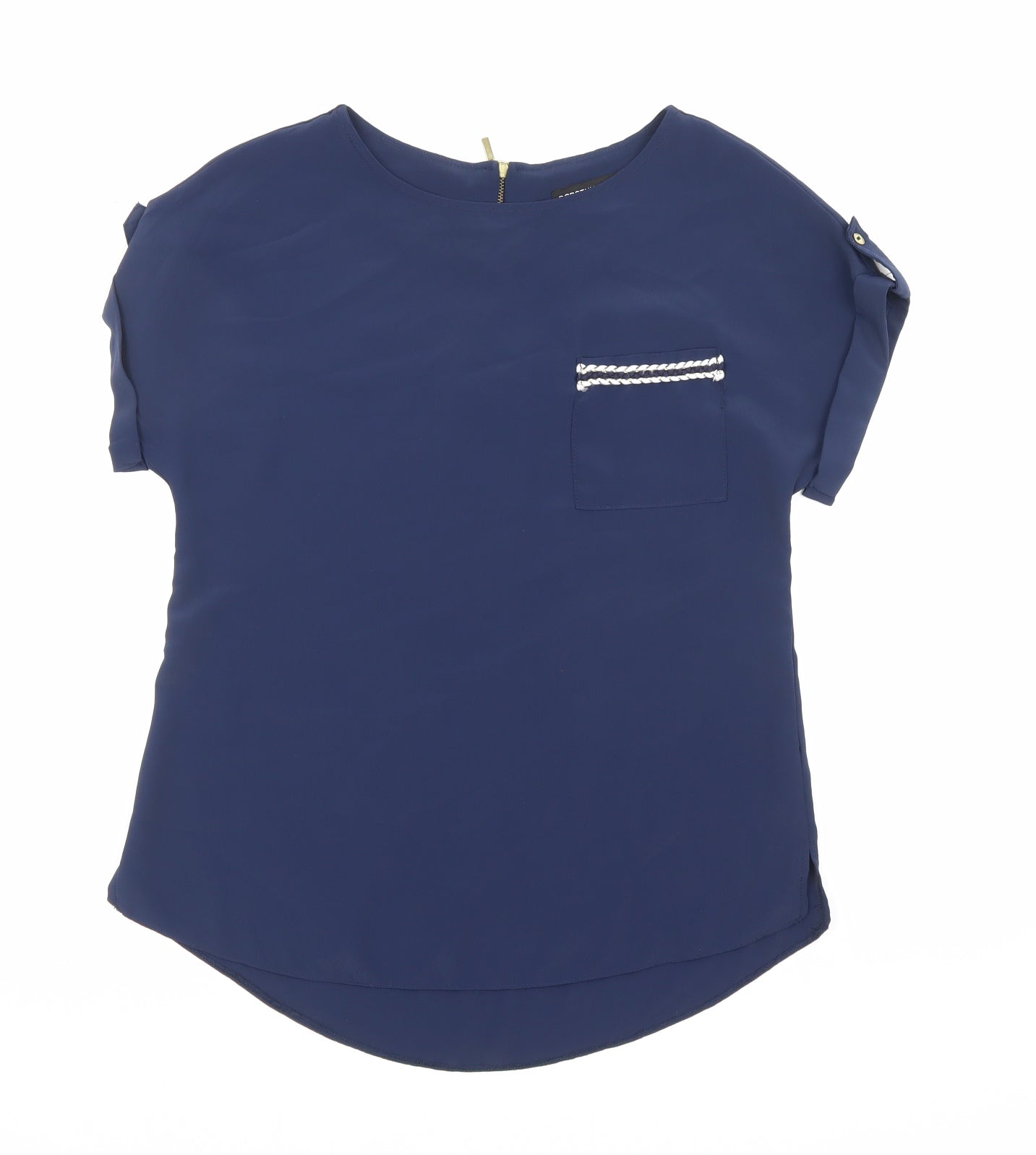 Womens UK Size 6 Dorothy Perkins Blue Basic T-Shirt