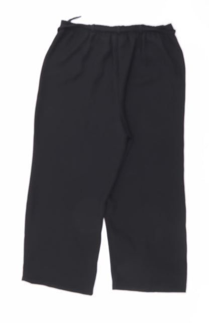 Womens UK Size 18 Bonmarché Regular Fit  Black Trousers