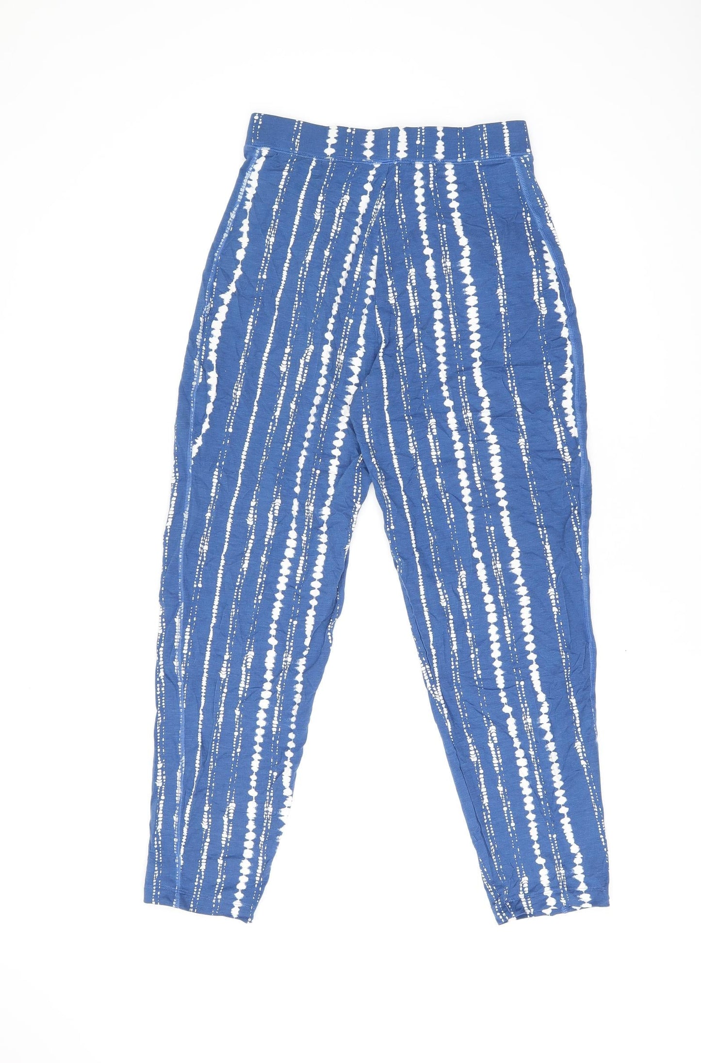Womens UK Size 8 Marks and Spencer Regular Fit  Blue Trousers