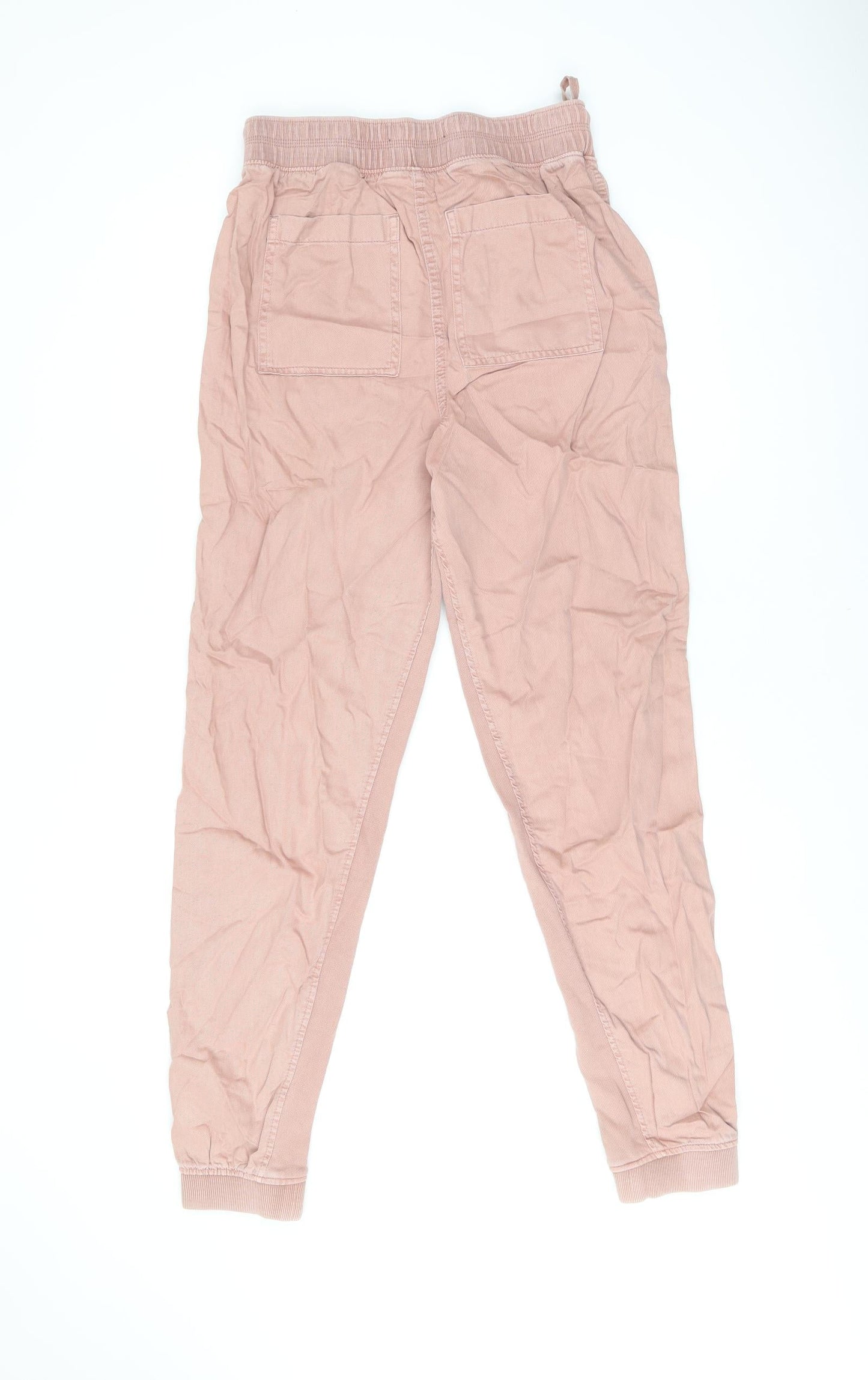 Womens UK Size 8 Marks and Spencer Regular Fit  Pink Trousers