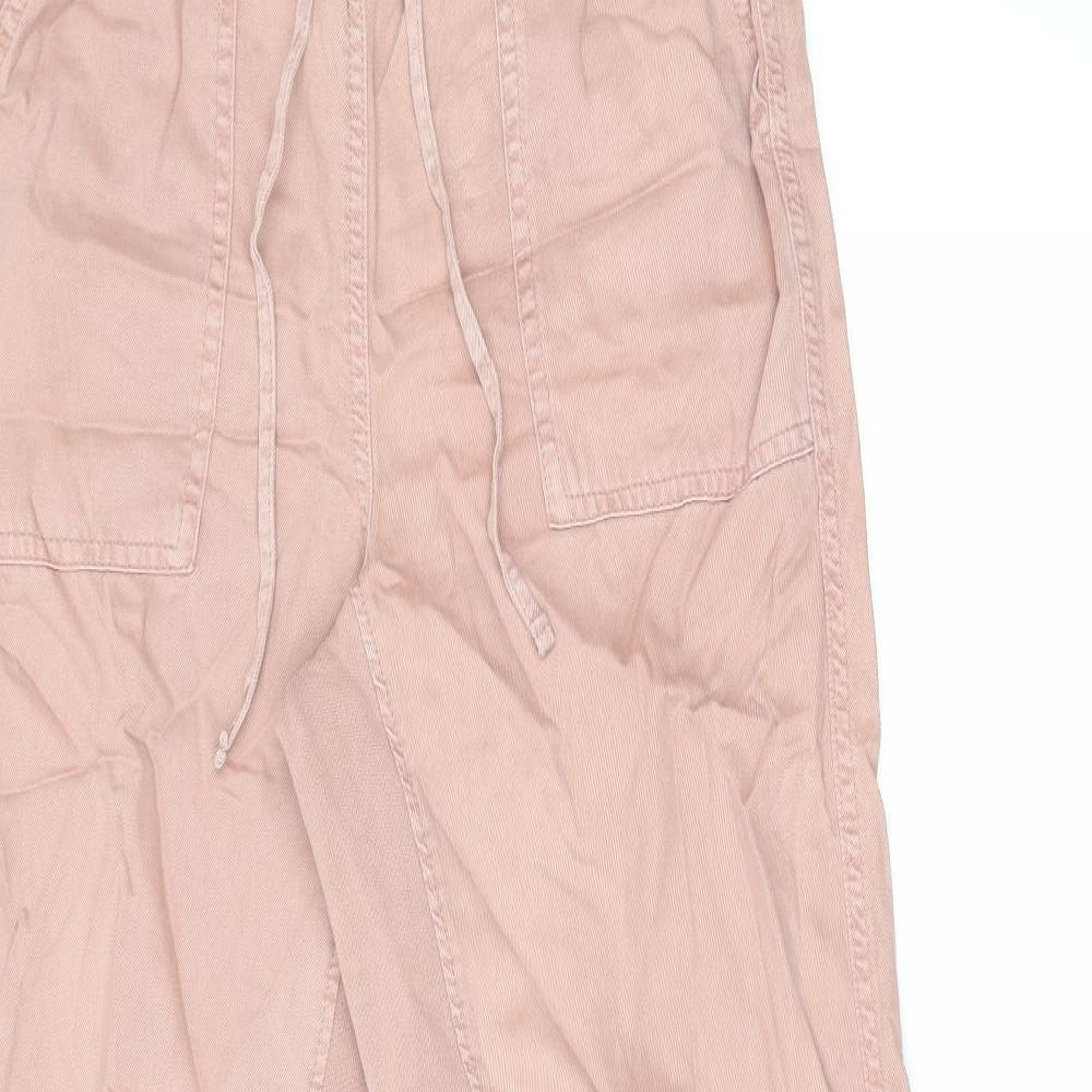 Womens UK Size 8 Marks and Spencer Regular Fit  Pink Trousers