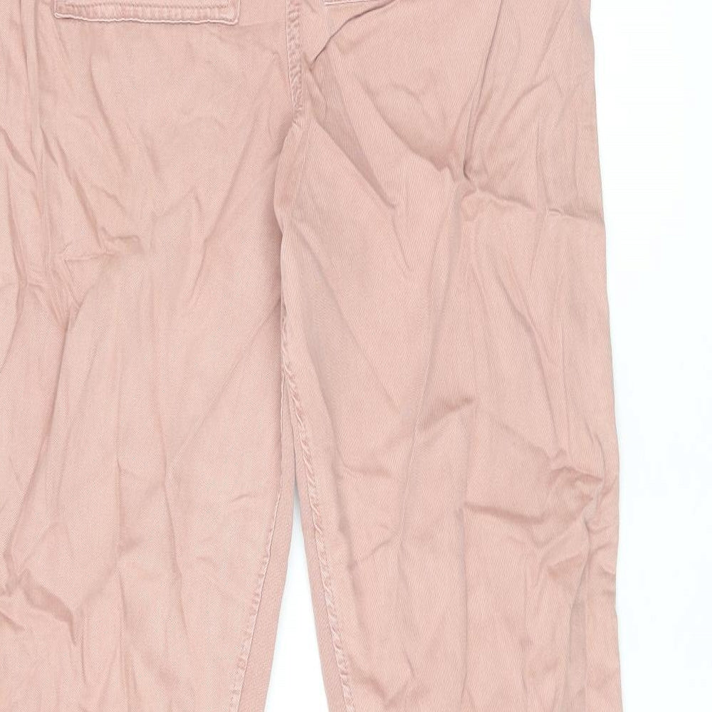 Womens UK Size 8 Marks and Spencer Regular Fit  Pink Trousers