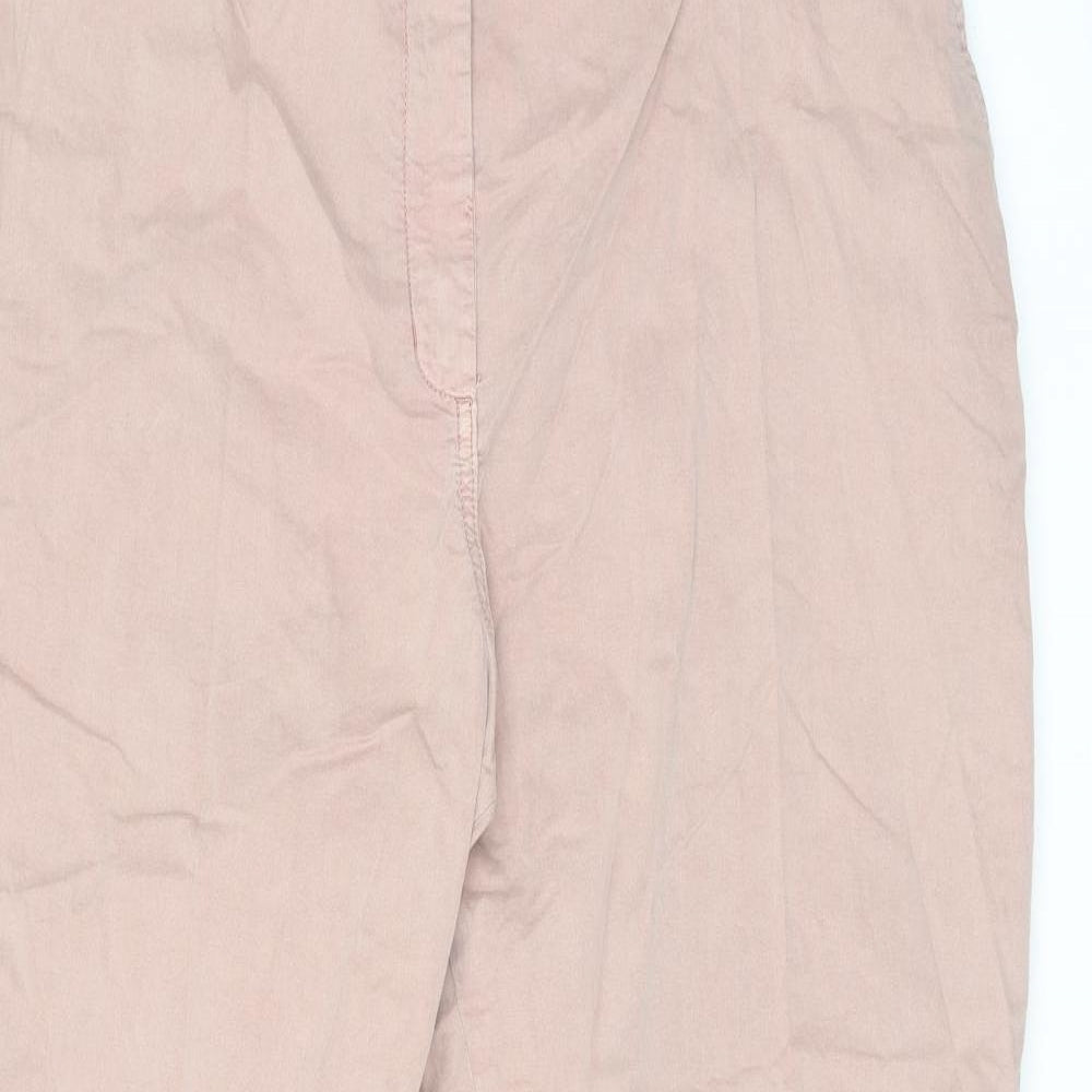 Womens UK Size 20 Marks and Spencer Regular Fit Chino Pink Trousers
