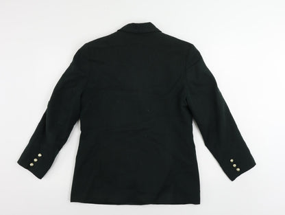 First Avenue Womens Green Jacket Blazer Size 12 Button