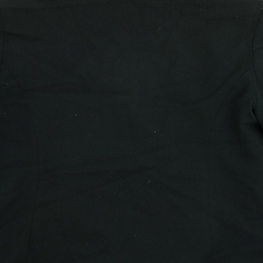 First Avenue Womens Green Jacket Blazer Size 12 Button