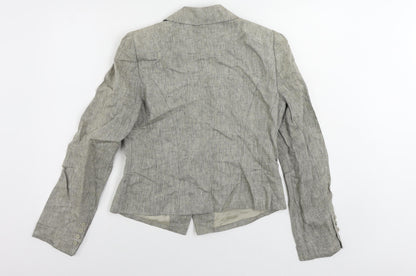 Emanuel Ungaro Womens Beige Jacket Blazer Size 10 Button