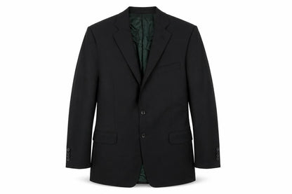 Lester Bowden Mens Black Wool Jacket Suit Jacket Size 42 Regular