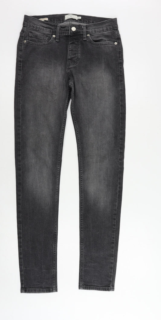 Mens UK Size 28 in Topman Regular Fit Skinny Grey Jeans