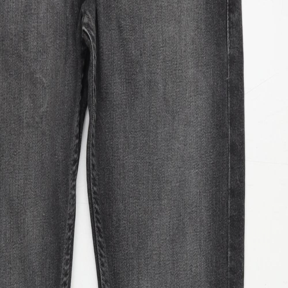 Mens UK Size 28 in Topman Regular Fit Skinny Grey Jeans