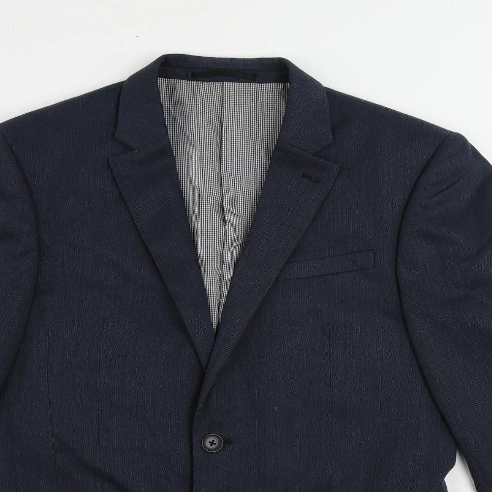 Mens UK Size 38 NEXT Regular Blue Suit Jacket