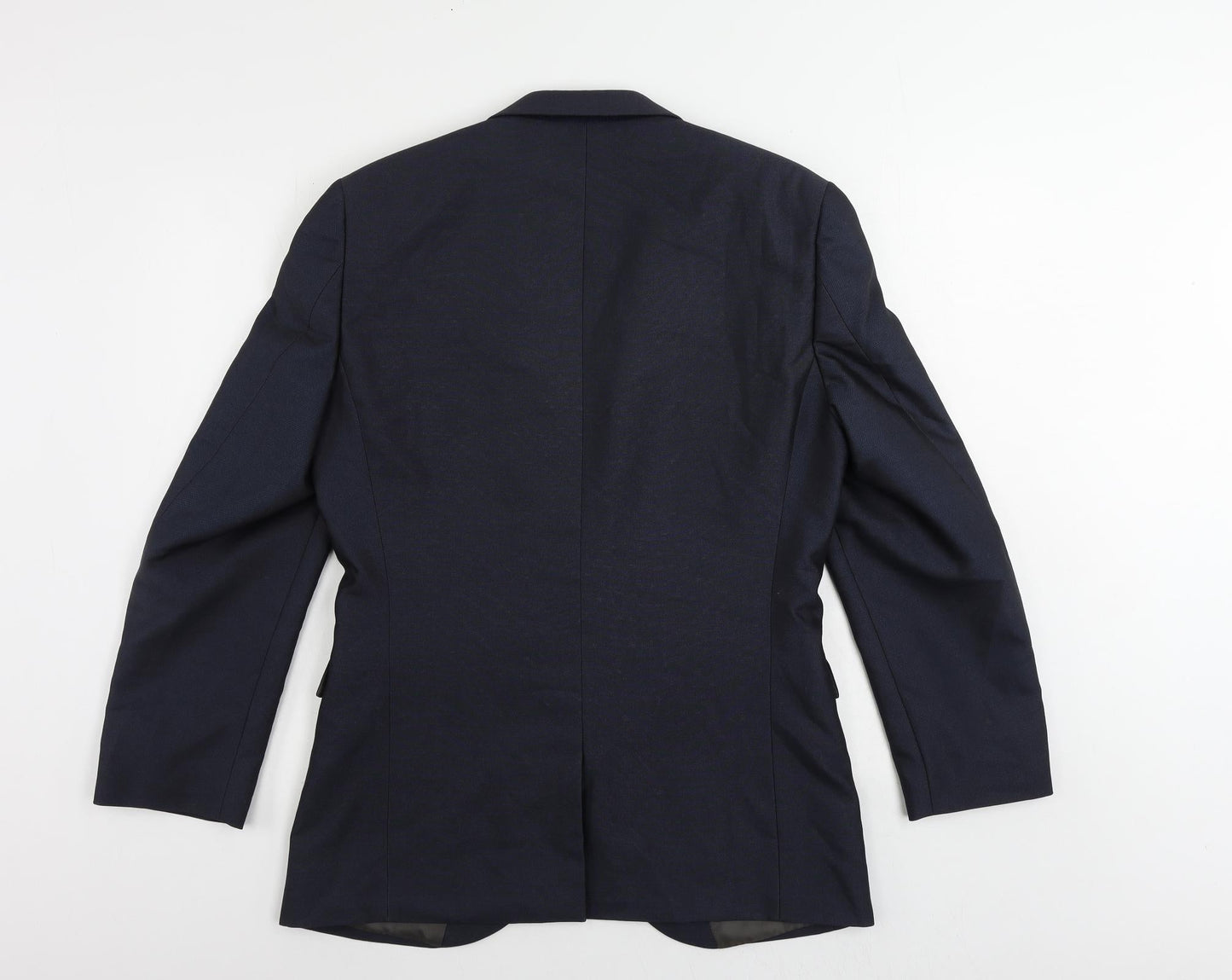 Mens UK Size 38 NEXT Regular Blue Suit 3 Piece