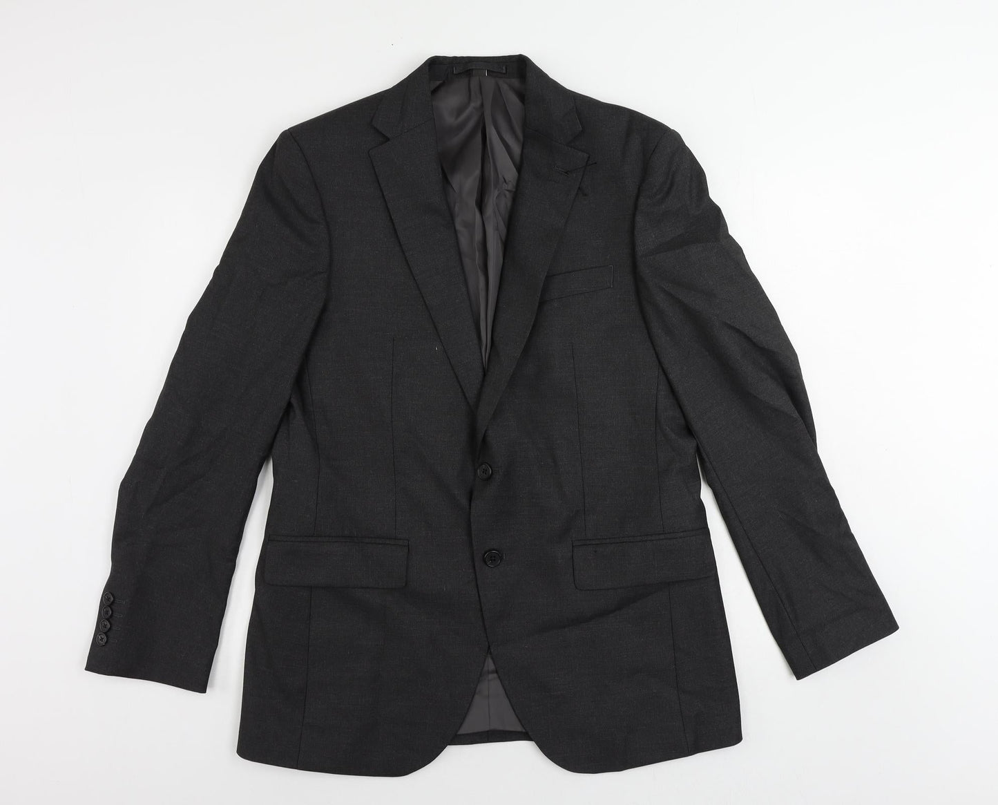 Mens UK Size 40 Marks and Spencer Regular Grey Suit Jacket