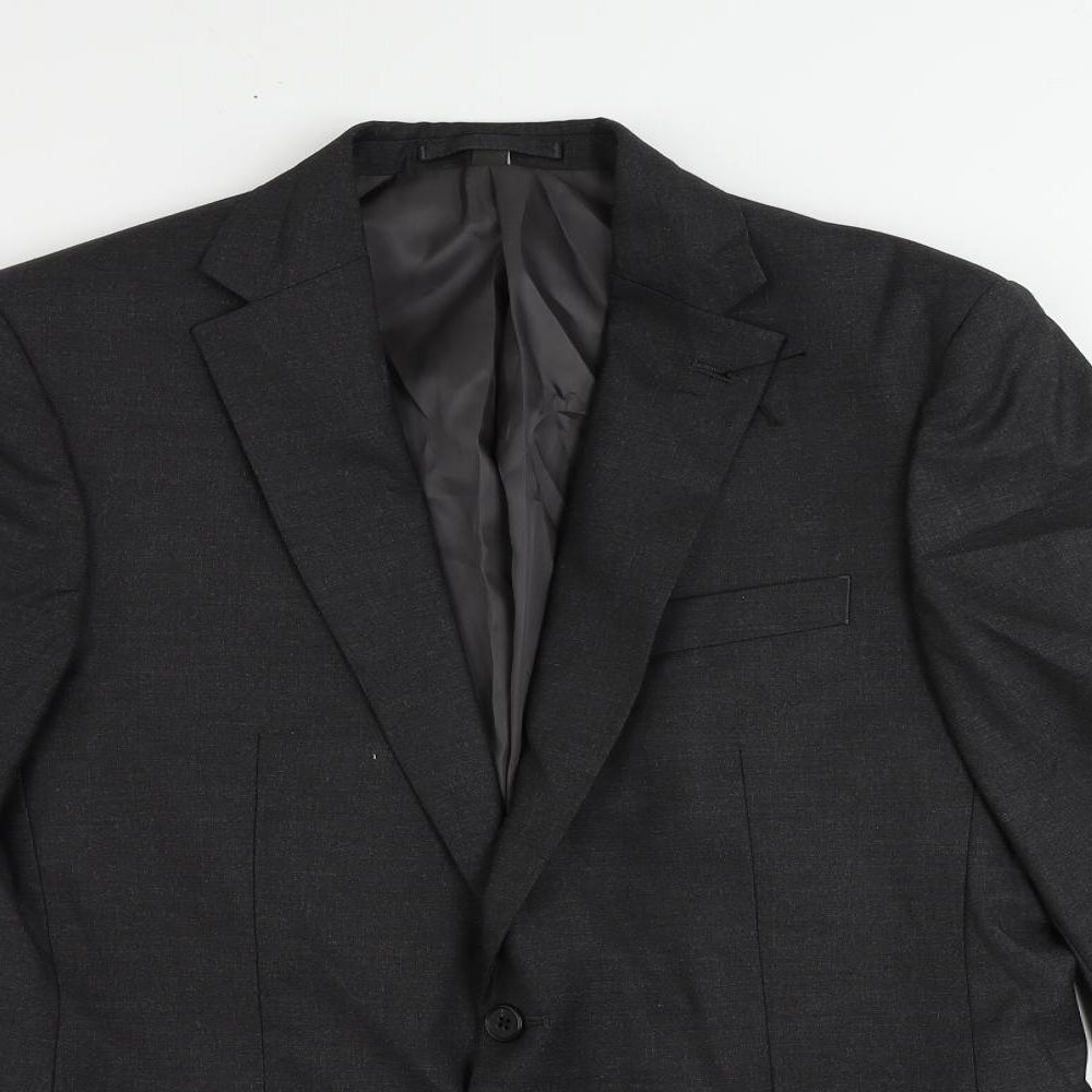 Mens UK Size 40 Marks and Spencer Regular Grey Suit Jacket
